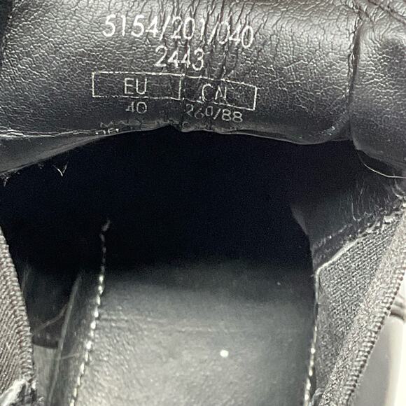 Zara Wide Heeled Ankle Boots Lug Soles Black - Picture 13 of 13